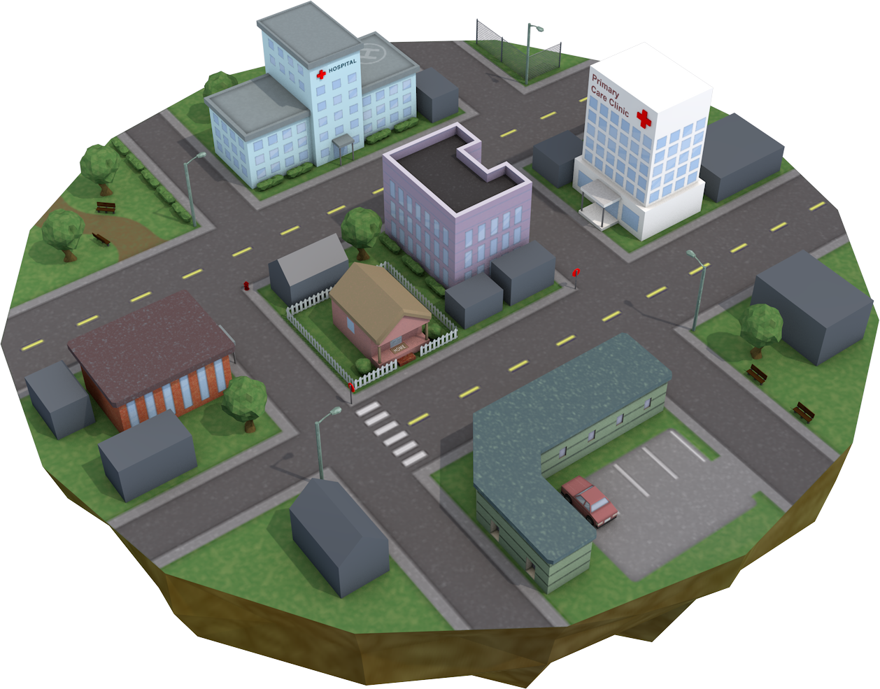 image of medical neighborhood